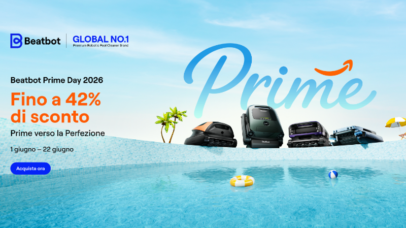 Beatbot annuncia i saldi estivi 2026: sconti fino al 47% sui robot intelligenti per piscina