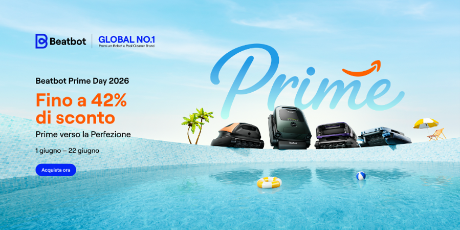 Beatbot annuncia i saldi estivi 2026: sconti fino al 47% sui robot intelligenti per piscina