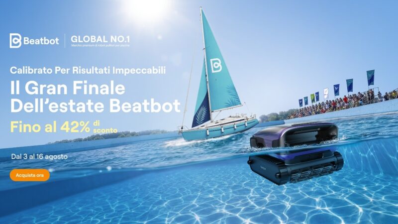 Beatbot, sconti fino al 42% sui robot piscina intelligenti per la parte finale dell’estate