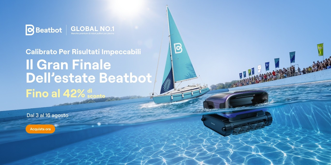 Beatbot, sconti fino al 42% sui robot piscina intelligenti per la parte finale dell’estate